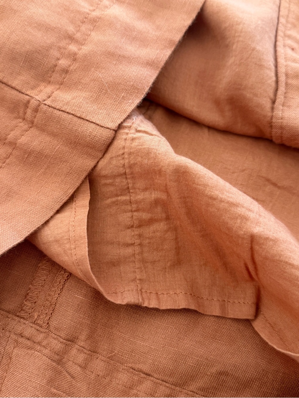 Maeve Rust Button-Front Dress - Picture 6 of 8